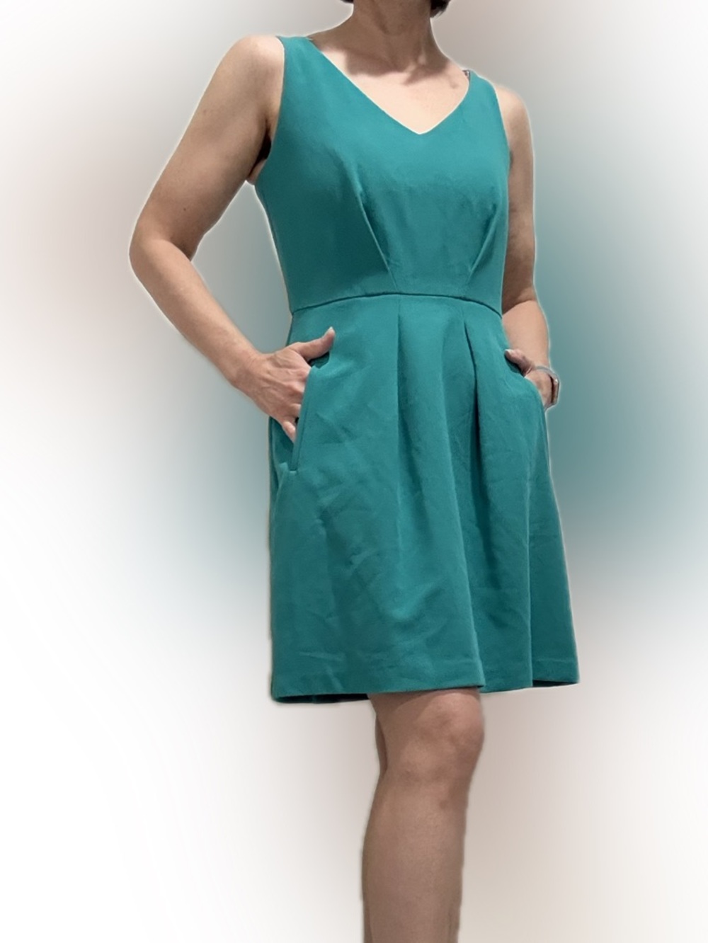 LOFT Teal Cocktail dress size 6